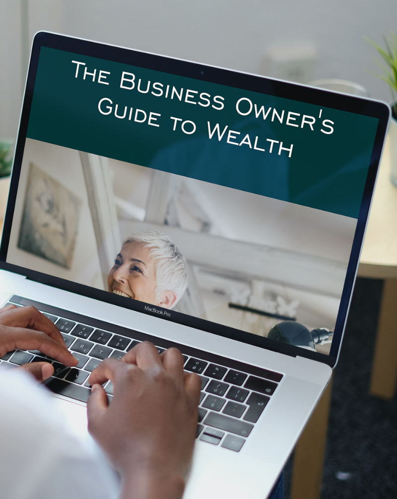 Business Owners Guide to Wealth displayed on a computer